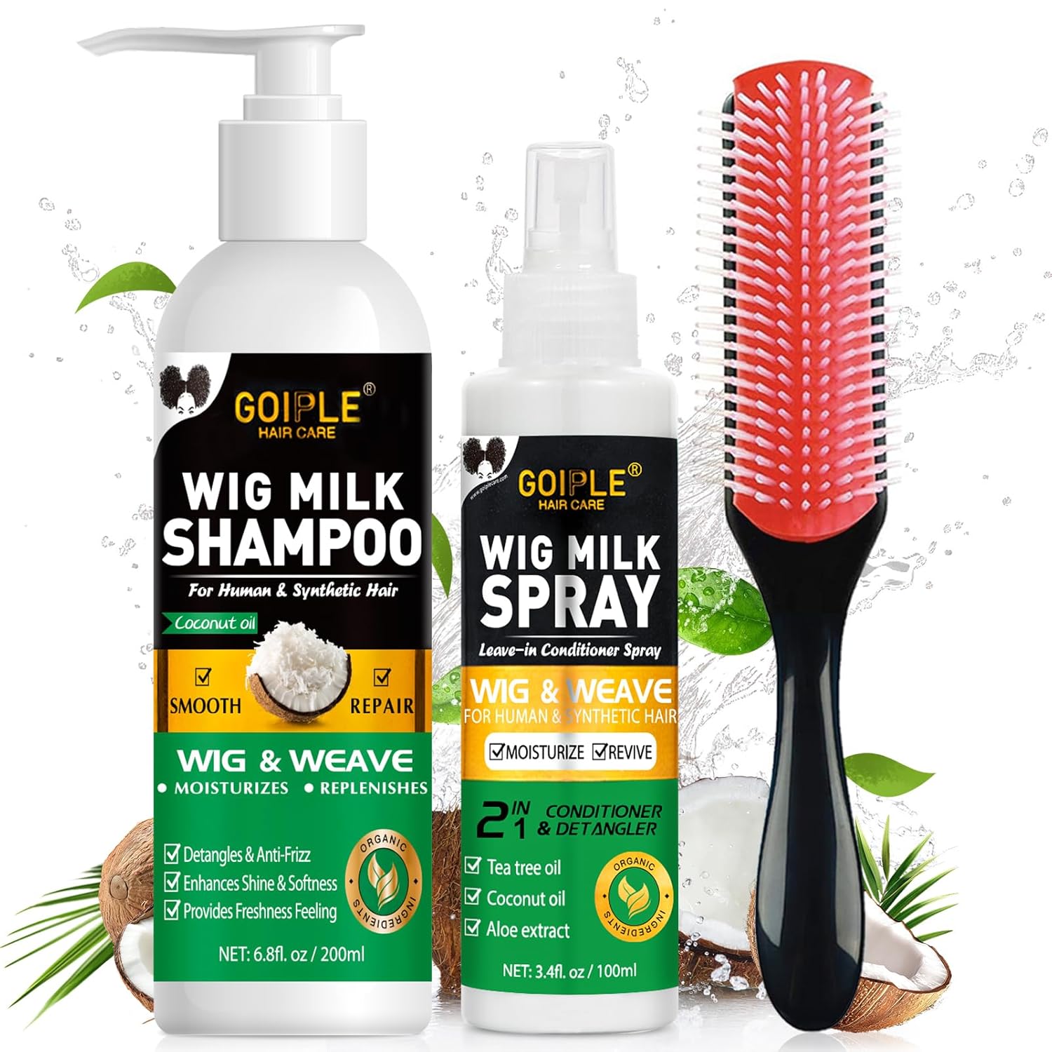 Hair Care Conditioner - GOIPLE 3 in 1 Wig Care