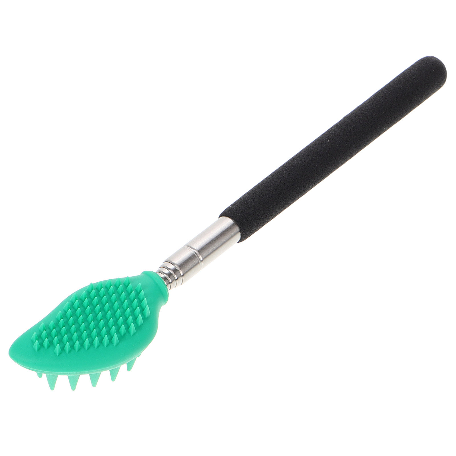 Scalp Scrub Exfoliant - Retractable Extendable Back Massager with Silicone