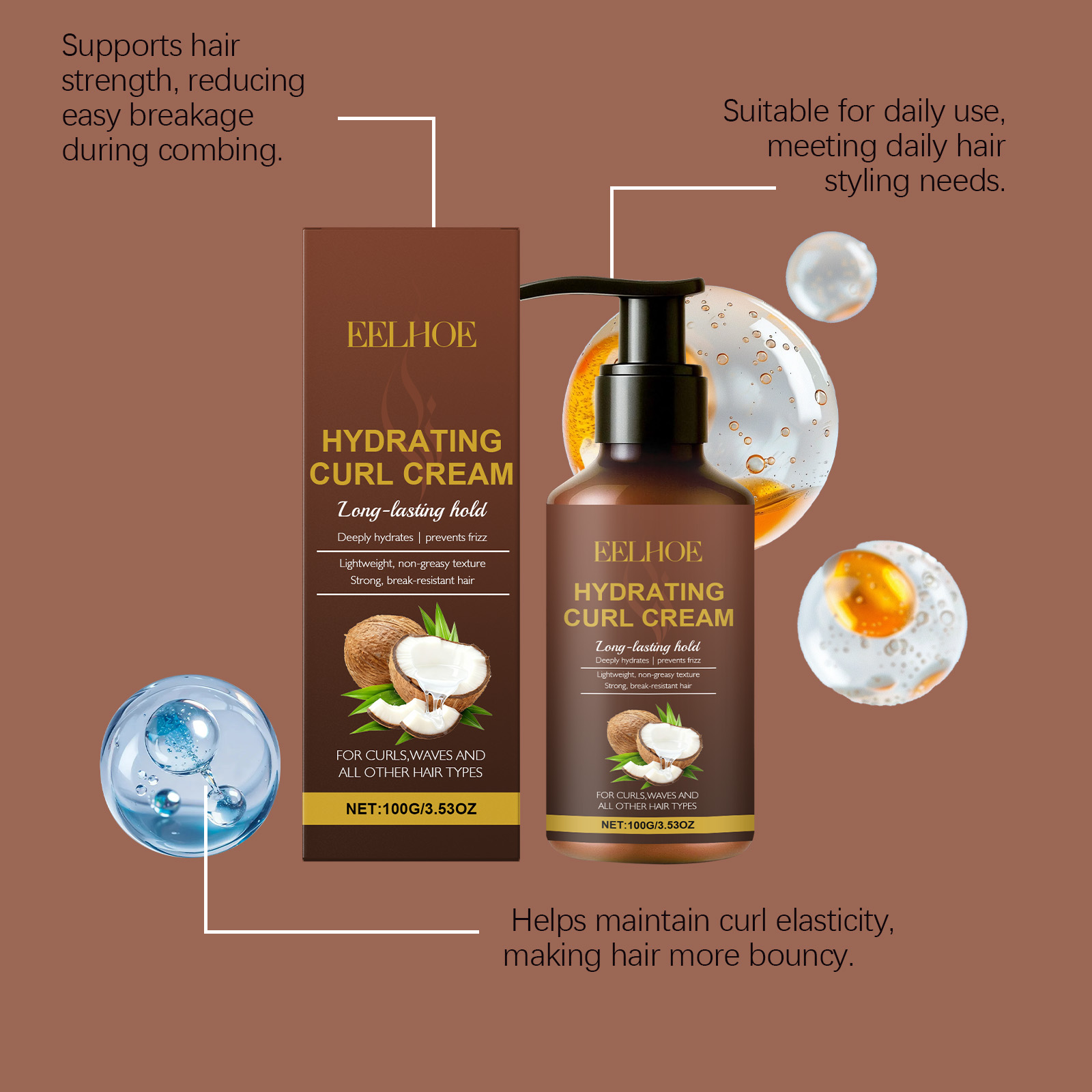 Curl Styling Cream for Wavy an - Hair Care Naturally 评论和价格