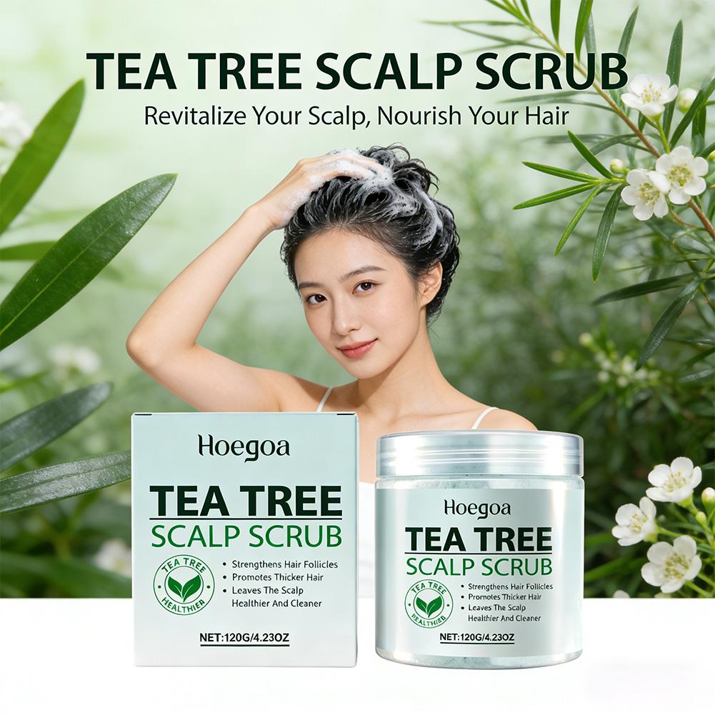Tea Tree Scalp Scrub Deep Clea - Scalp Scrub Exfoliant 评论和价格