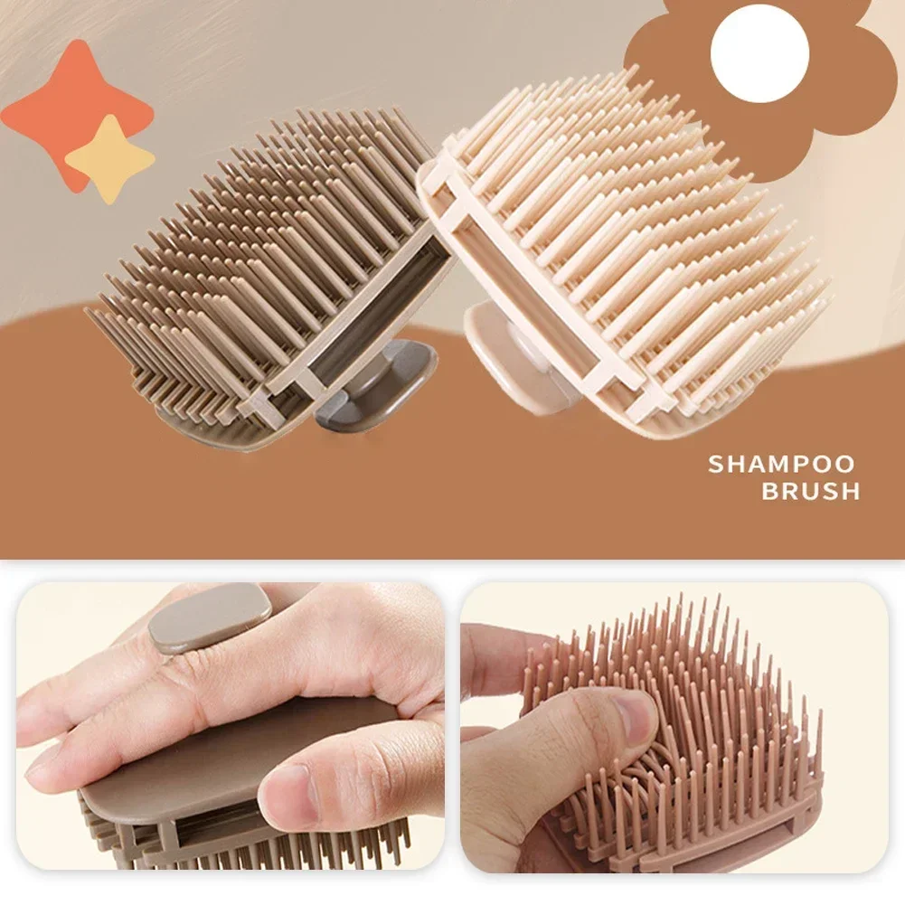 1pcs Square Shampoo Brush Head - Scalp Scrub Exfoliant 评论和价格