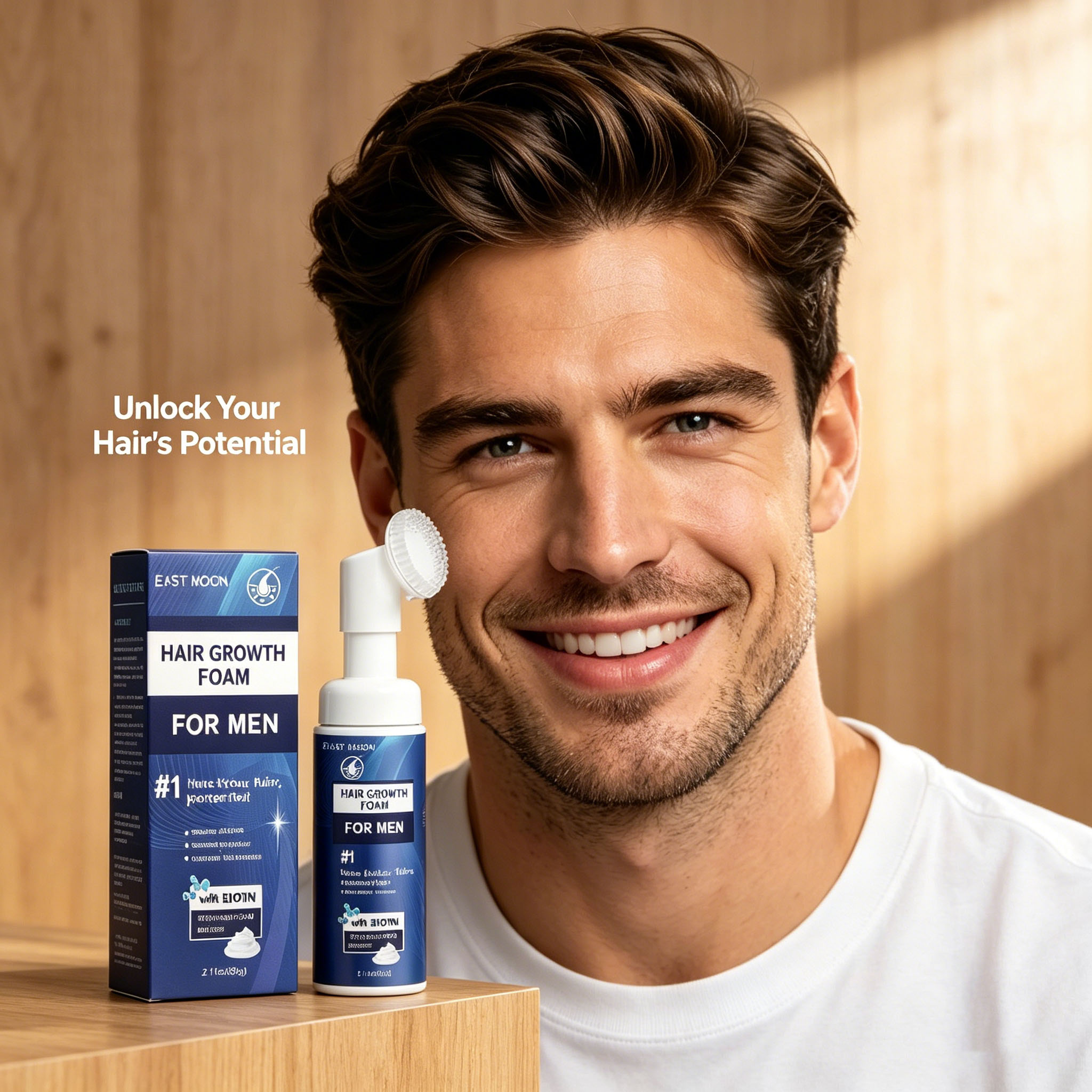 Hair Growth Foam Silicone Brus - Hair Care Naturally 评论和价格