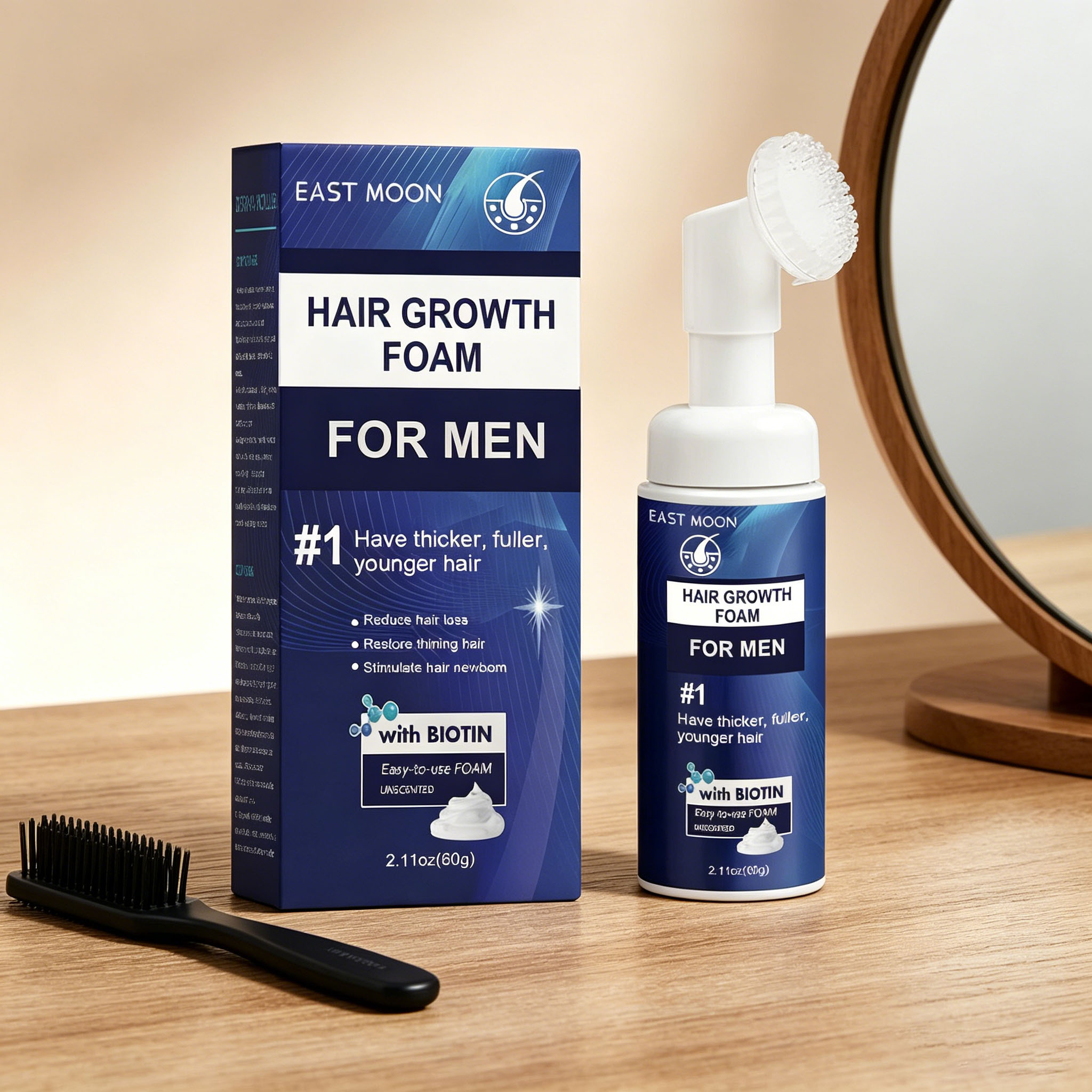 Hair Growth Foam Silicone Brus - Hair Care Naturally 评论和价格
