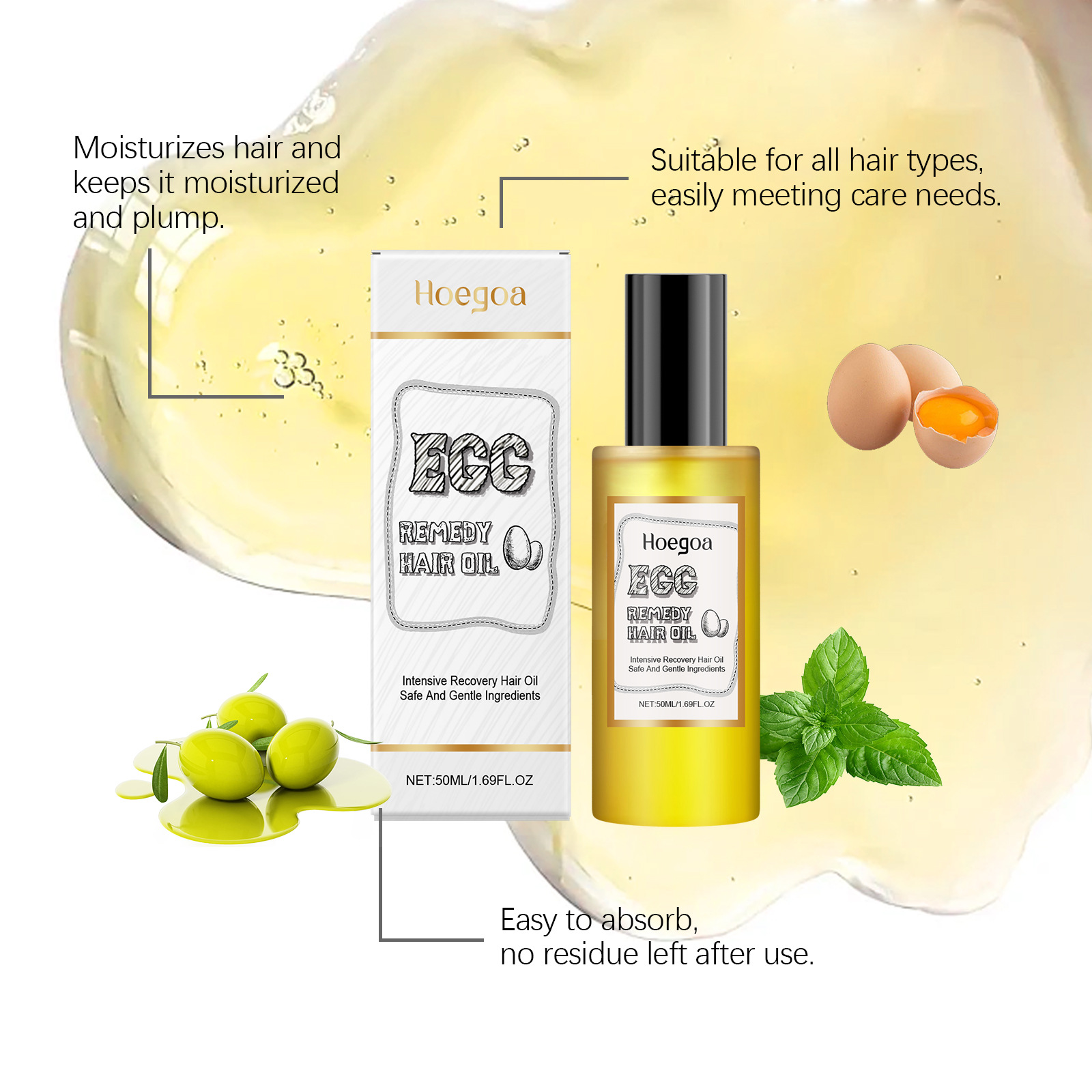 Egg Remedy Hair Oil Restore So - Hair Care Naturally 评论和价格