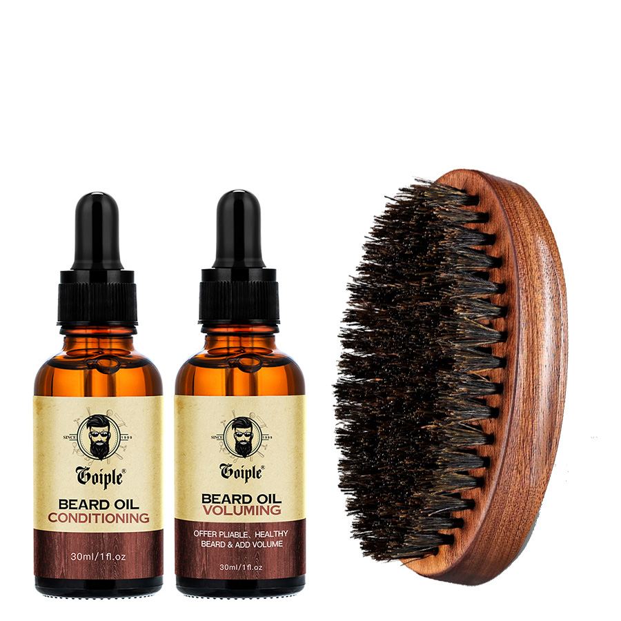 3pcs Men Natural Beard Care Oi - Hair Care Conditioner 评论和价格