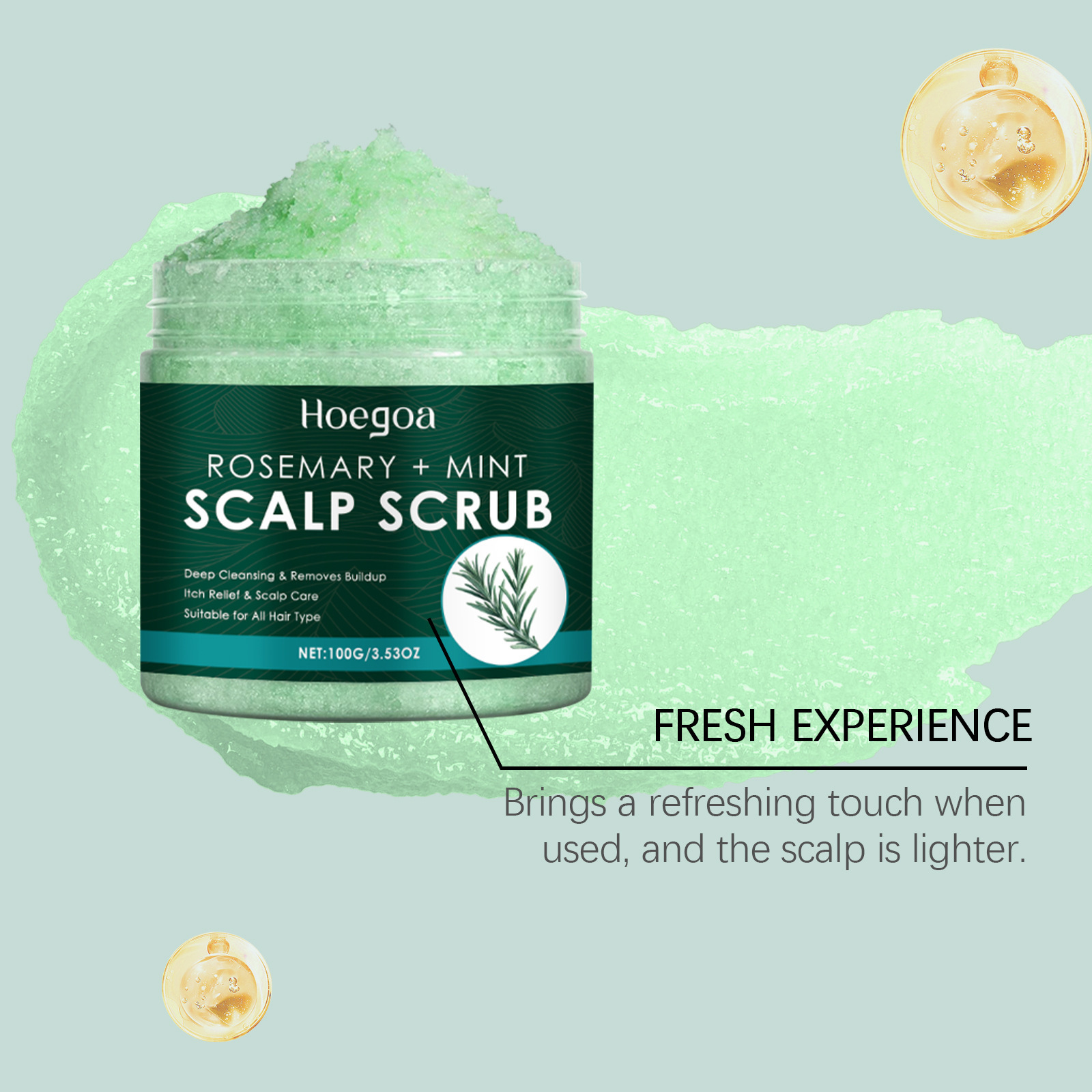 Rosemary Scalp Scrub with Mass - Scalp Scrub Exfoliant 评论和价格